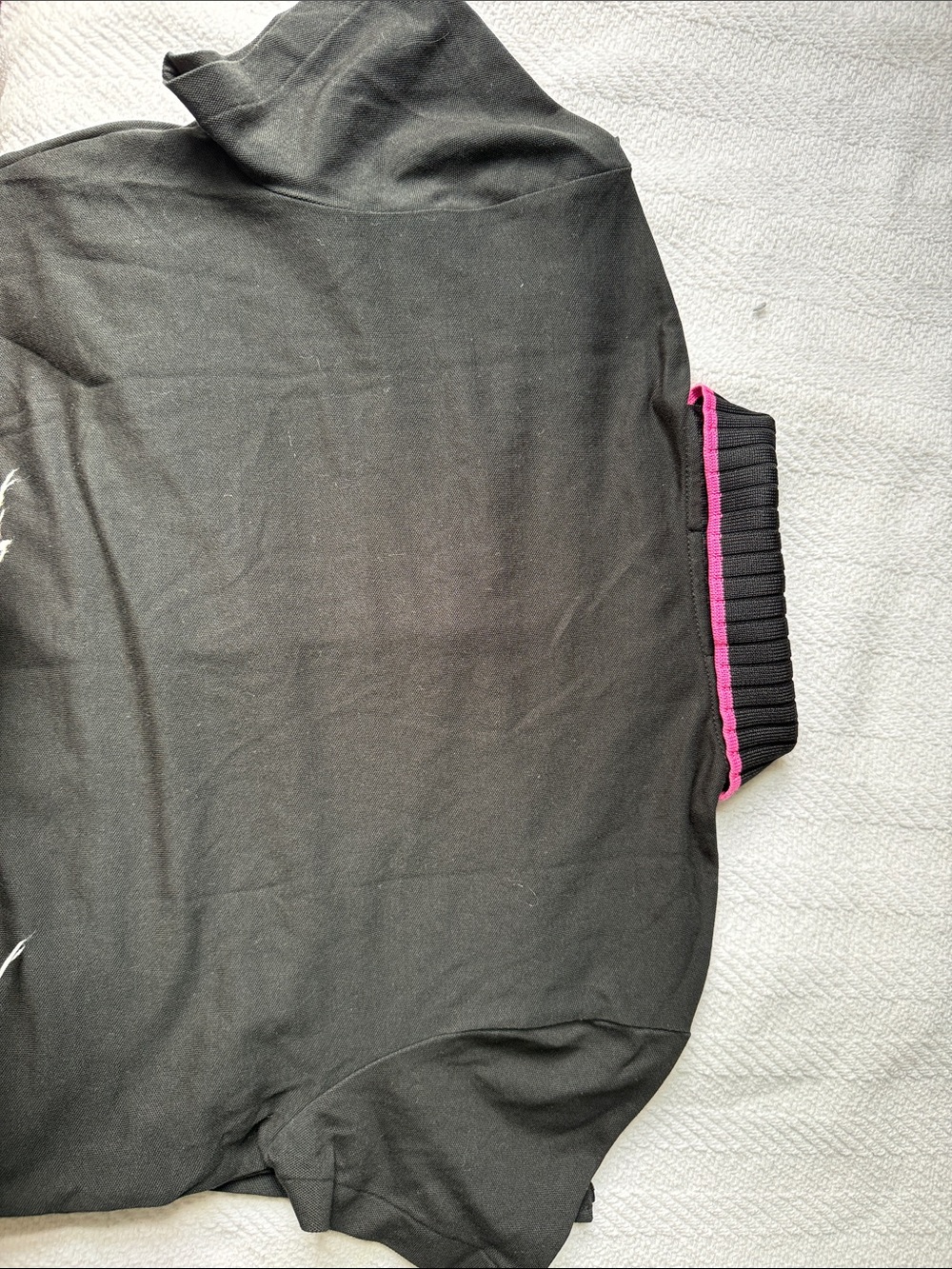 Ralph Lauren Polo Golf Black Polo with Pink Trim golf - Picture 3 of 3